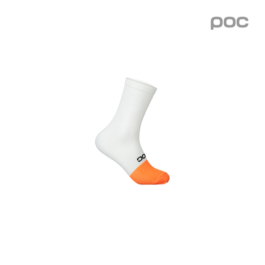 Flair Sock Mid Hydrogen White/Zink Orange