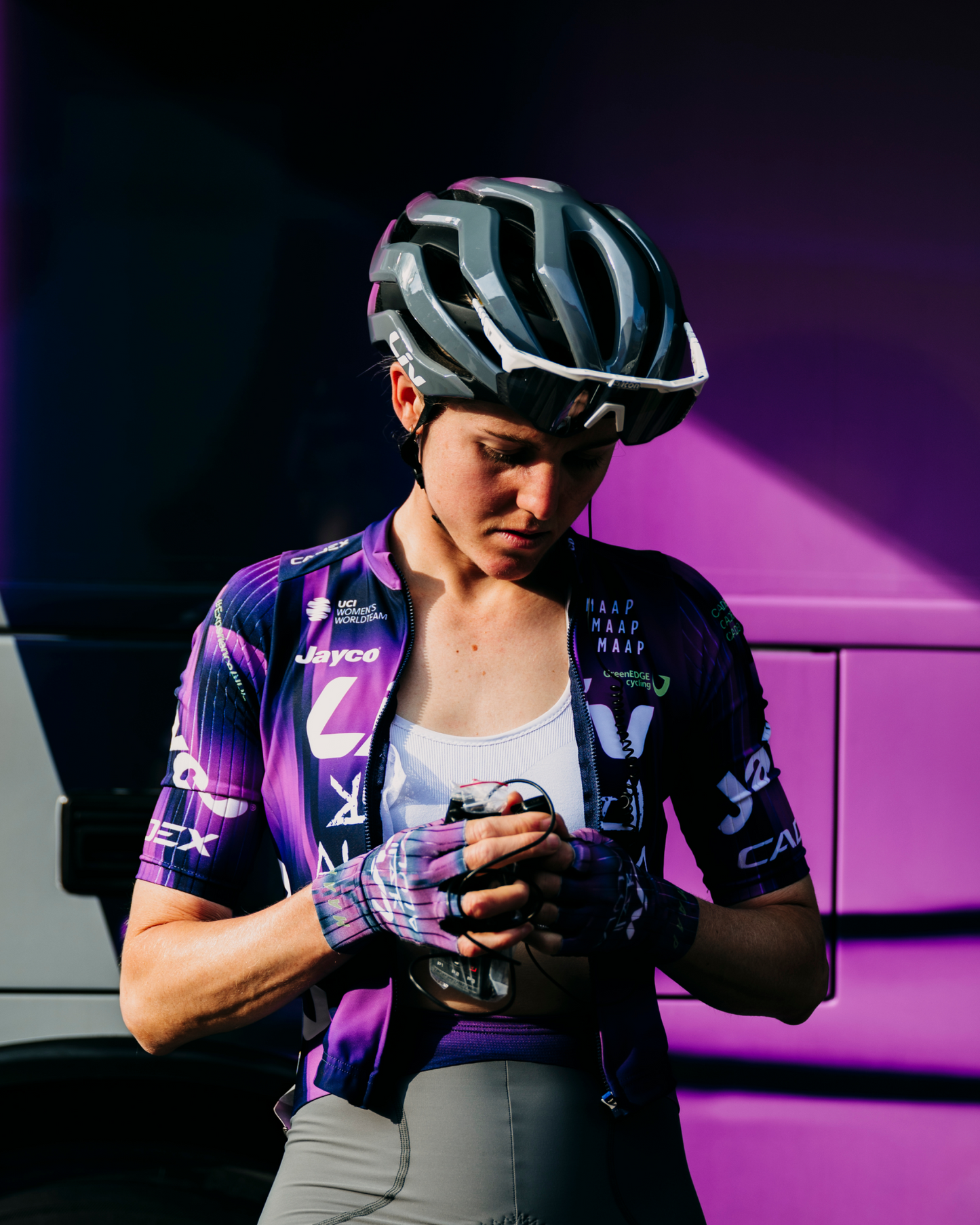 Women's GreenEDGE Pro Air Jersey Aurora / Midnight