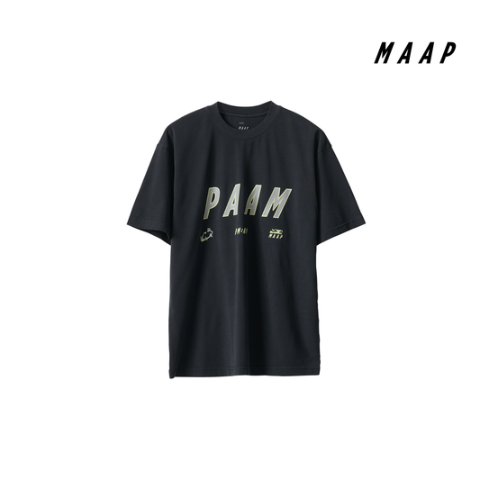 MAAP x P.A.M. Tee Black/Glow Lime