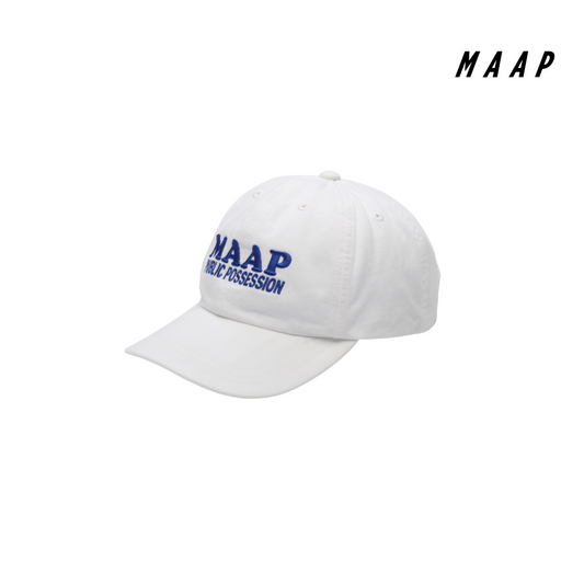 MAAP + PUBLIC POSSESSION 6 Panel Cap White