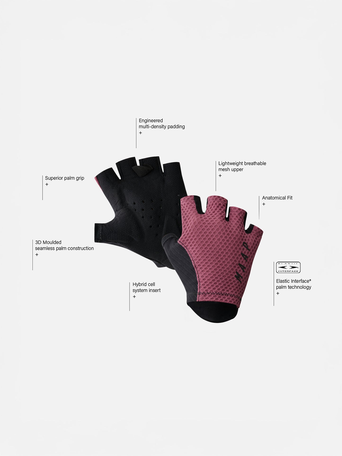 Pro Race Mitt Mauve