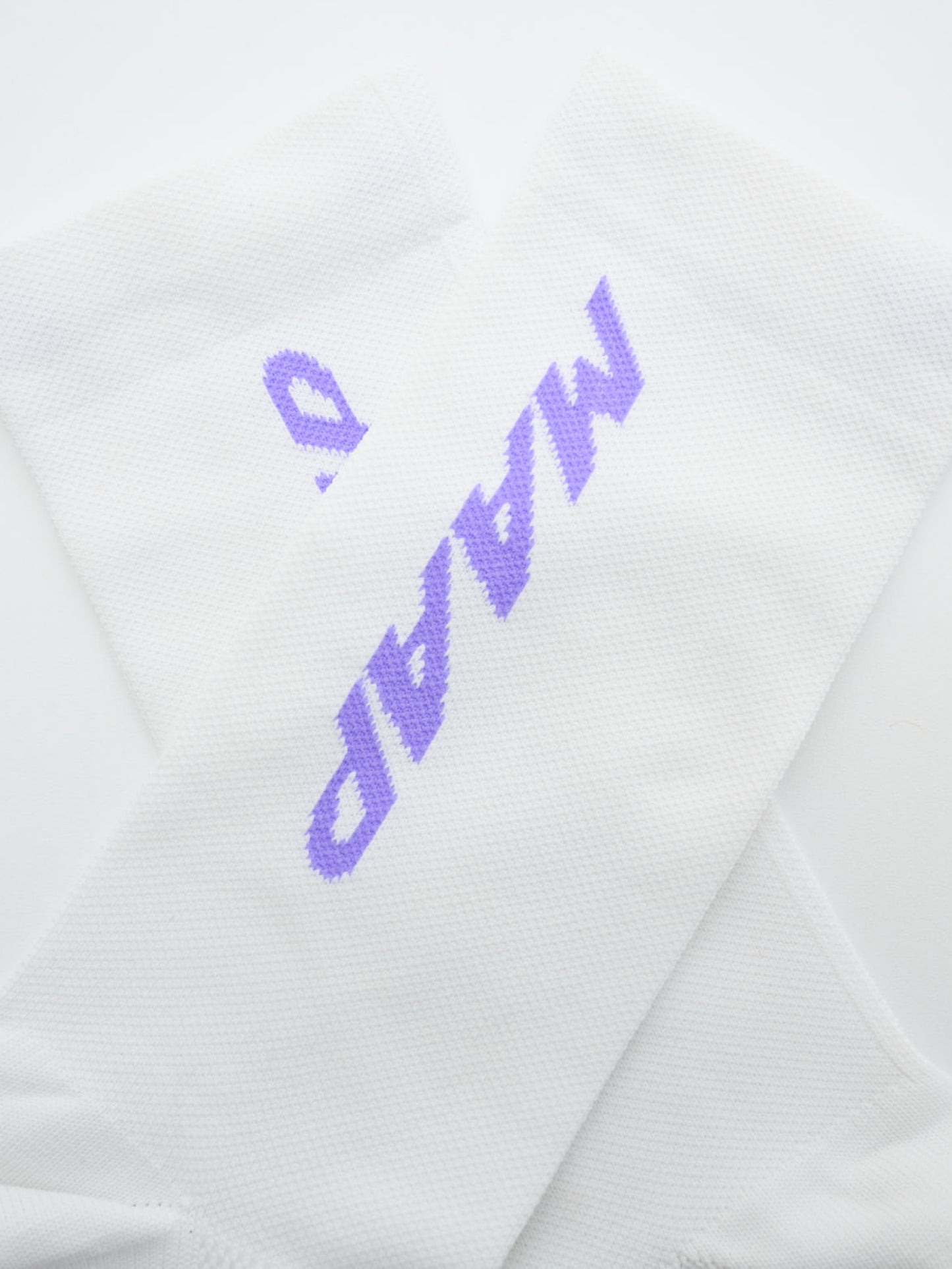 Emerge Sock White/Fluoro Purple