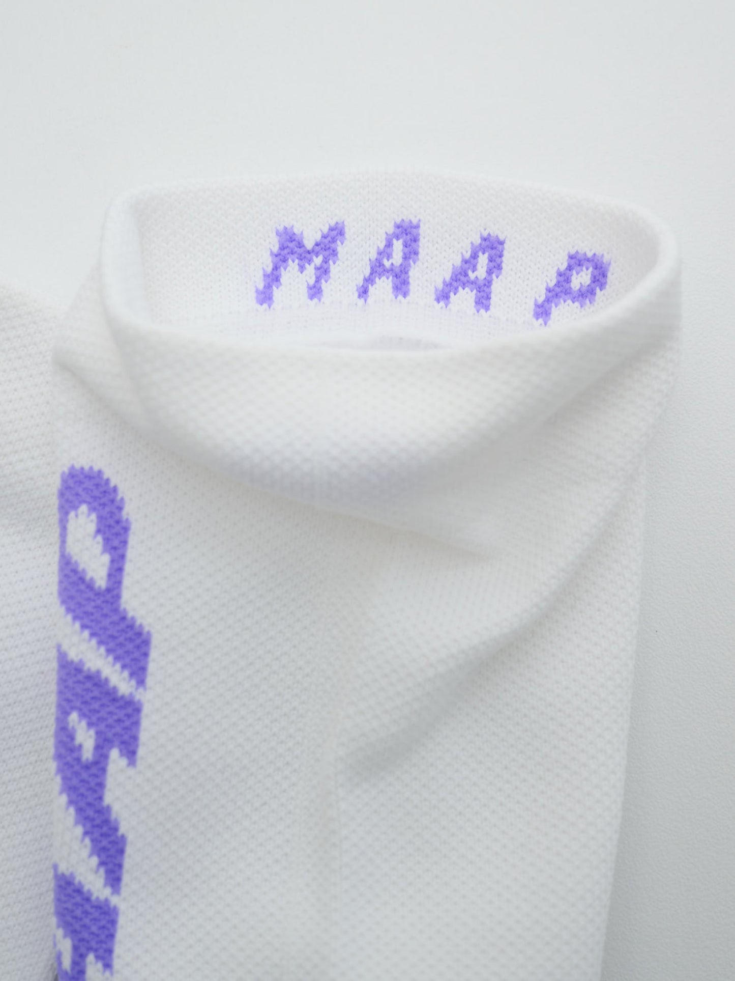 Emerge Sock White/Fluoro Purple