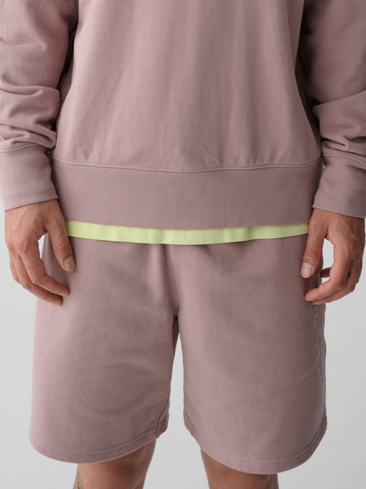 Essentials Print Sweat Short Fawn