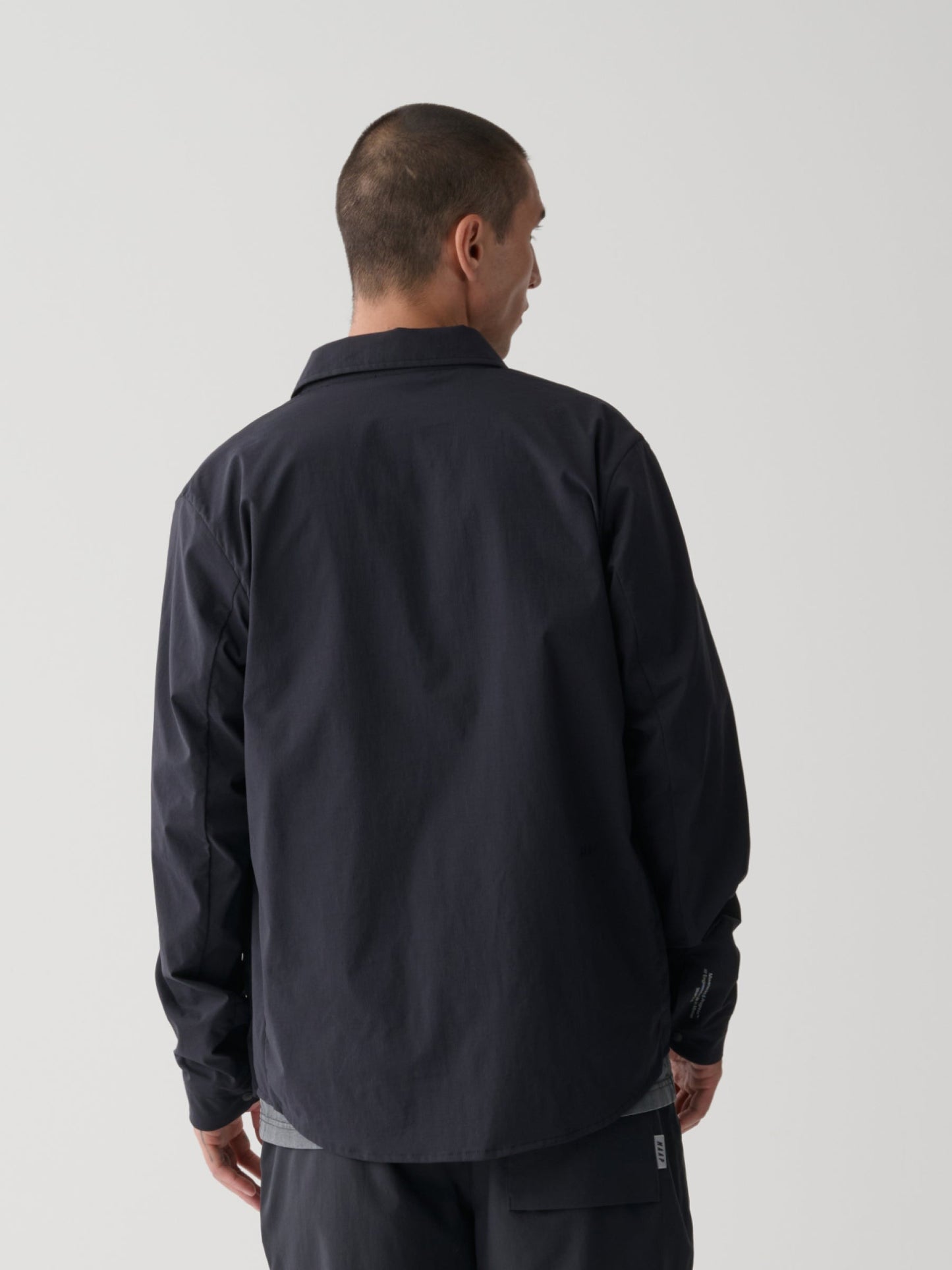 Transit Pocket Overshirt Black
