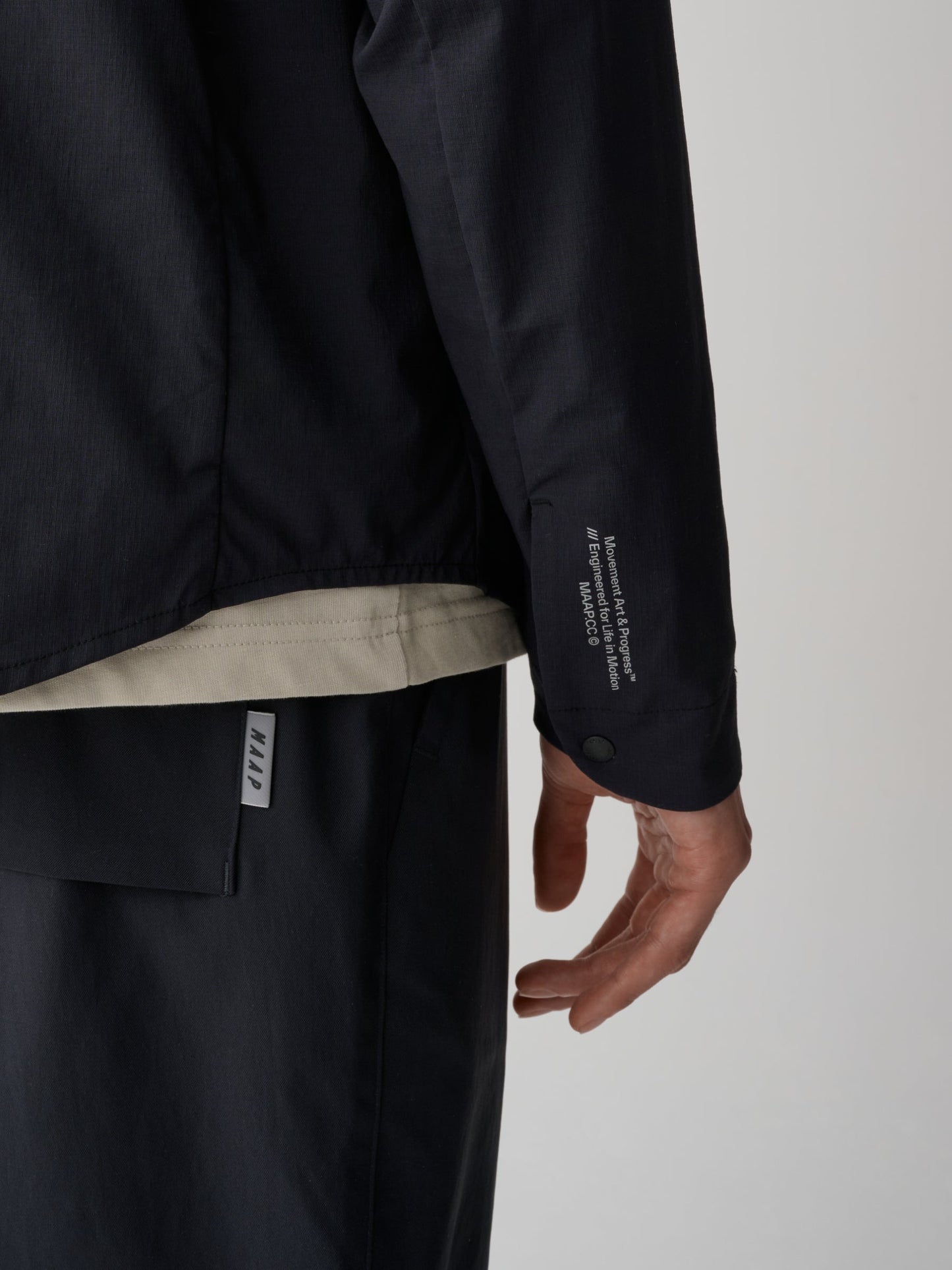 Transit Pocket Overshirt Black