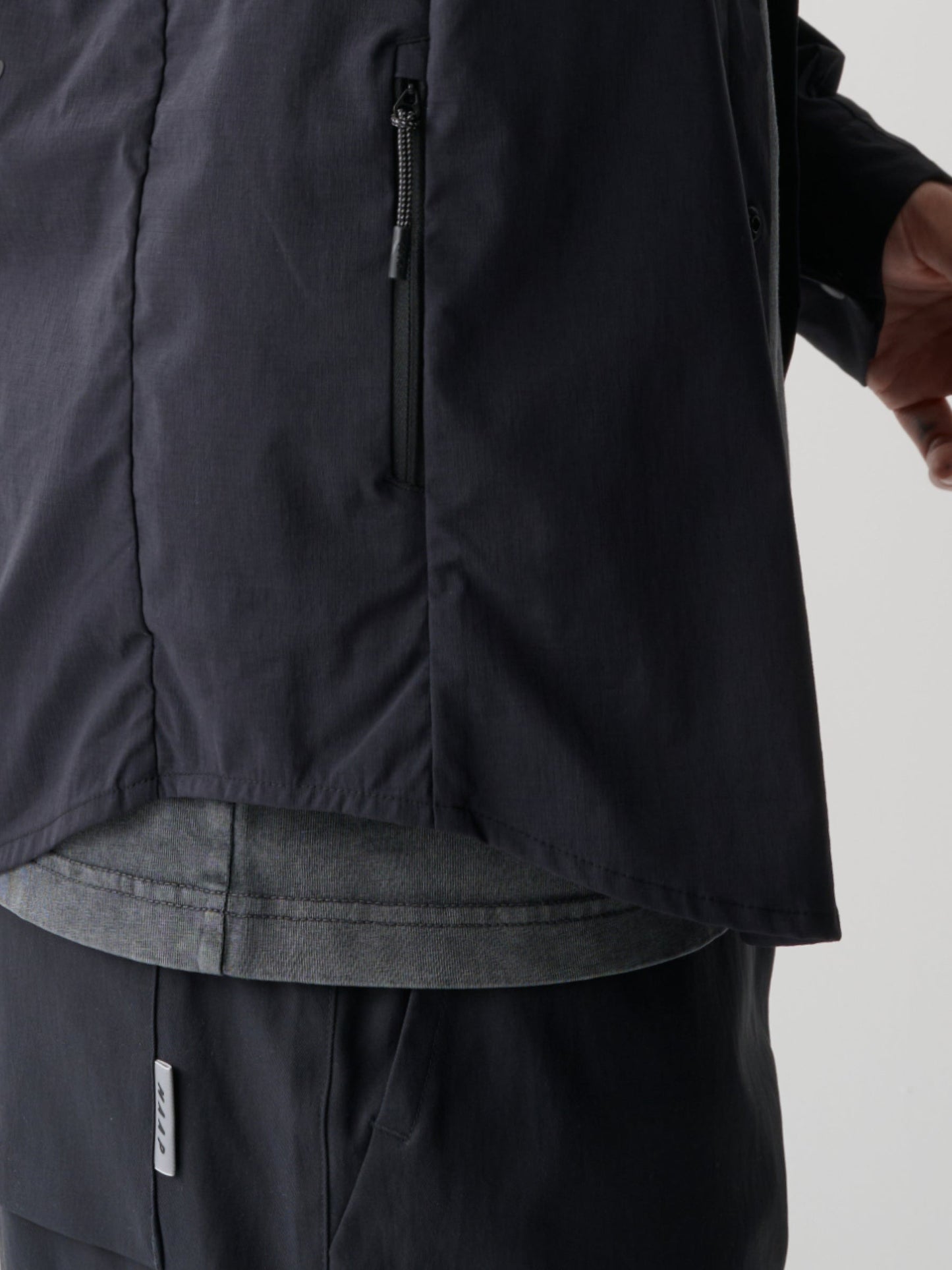 Transit Pocket Overshirt Black