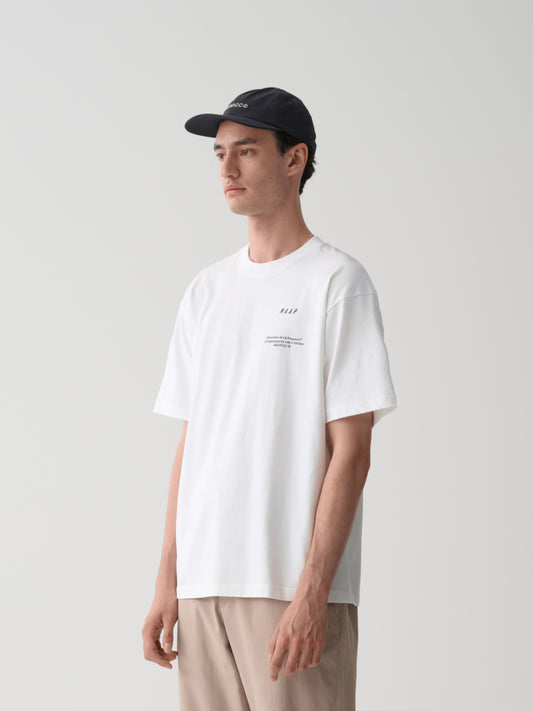 Essentials Print Tee White