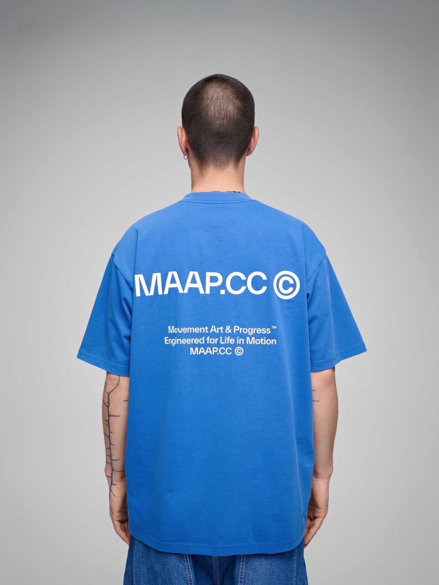 Essentials CC Tee Sonic Blue