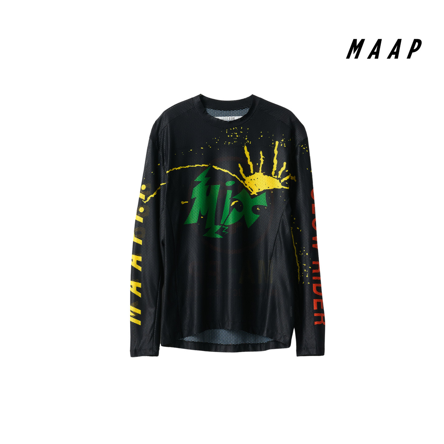 MAAP + Public Possession LS Mesh Tee Black