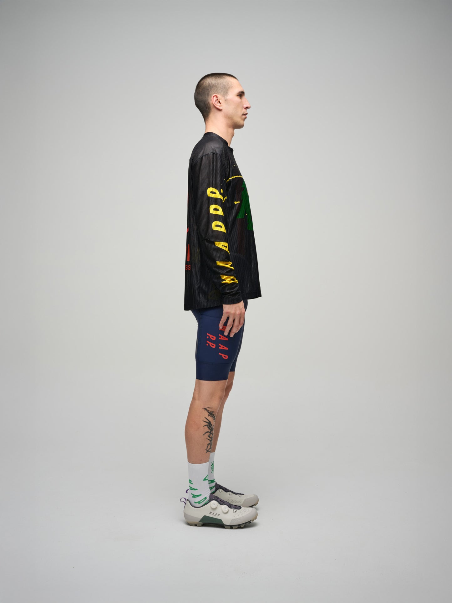 MAAP + Public Possession LS Mesh Tee Black