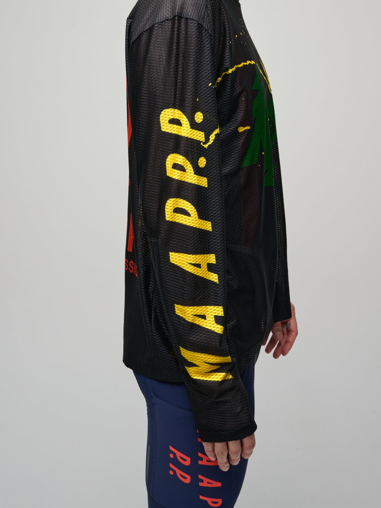 MAAP + Public Possession LS Mesh Tee Black