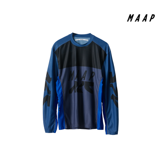 Alt_Road™ Mesh LS Tee Mixed Blue