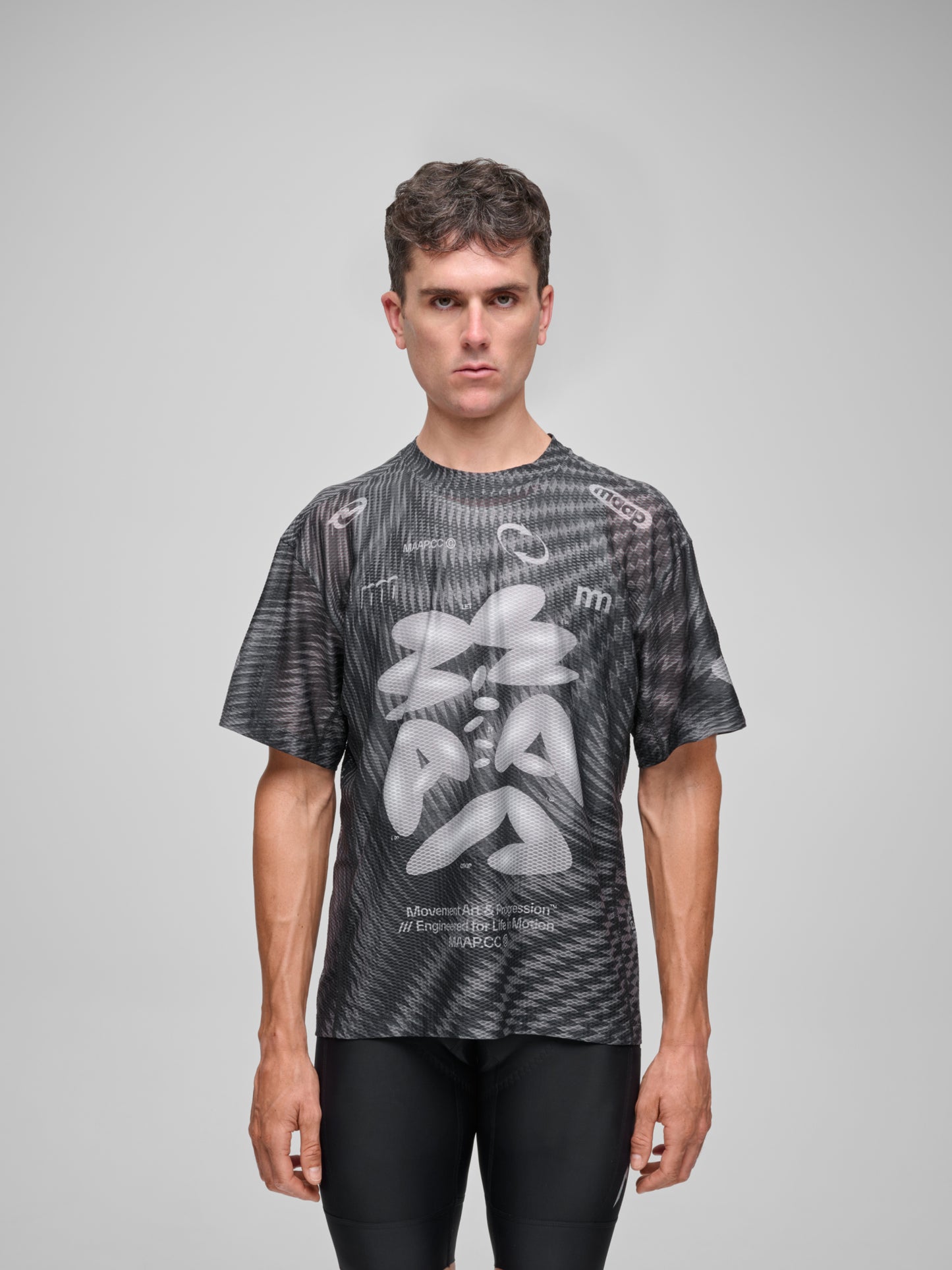 Spectrum Air Mesh Tee Carbon Black