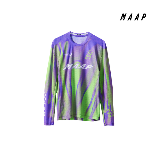 WorldTour 26 Air Mesh LS Tee Blackout Glow