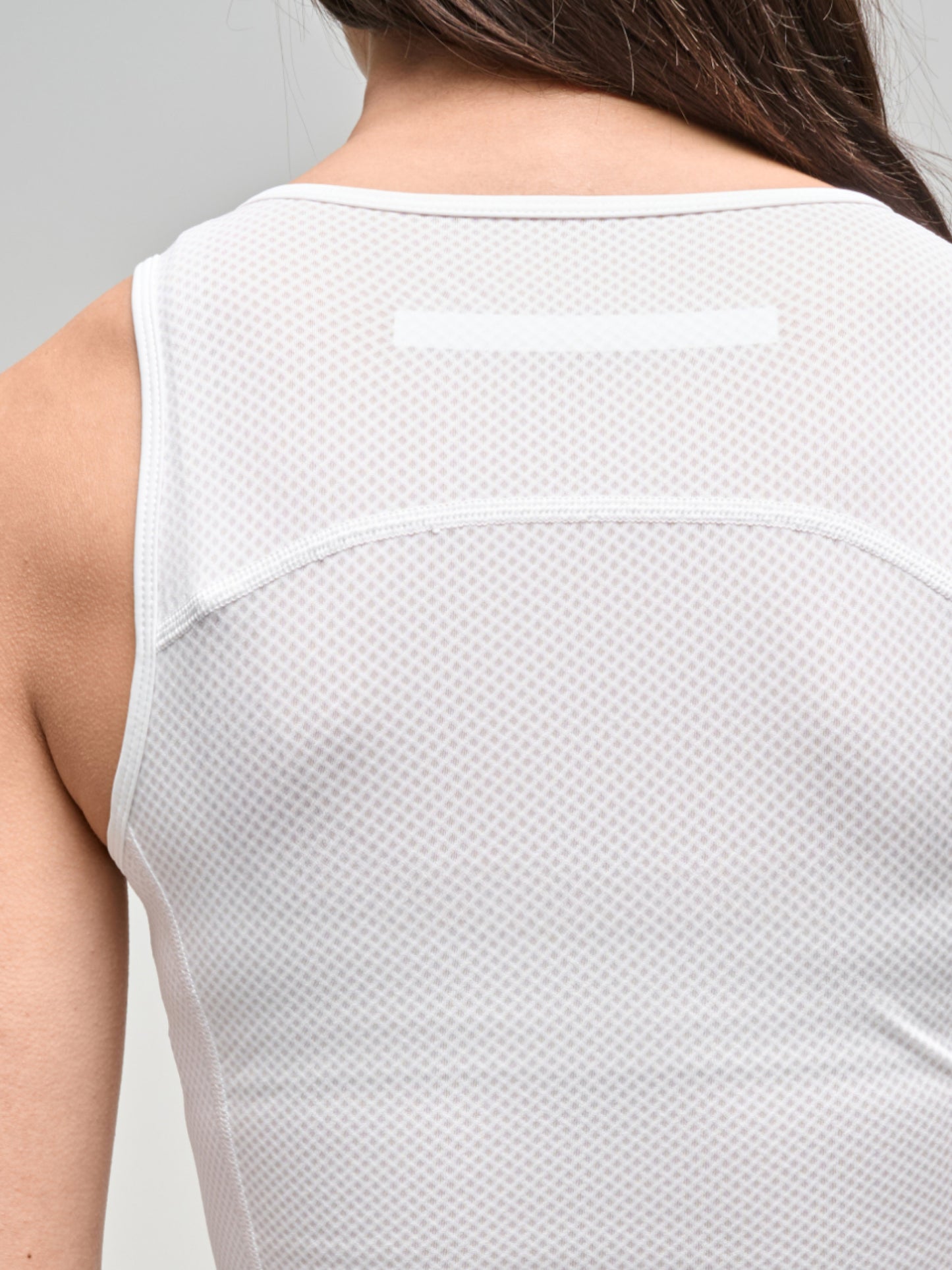 Women's Team Mesh Base Layer White
