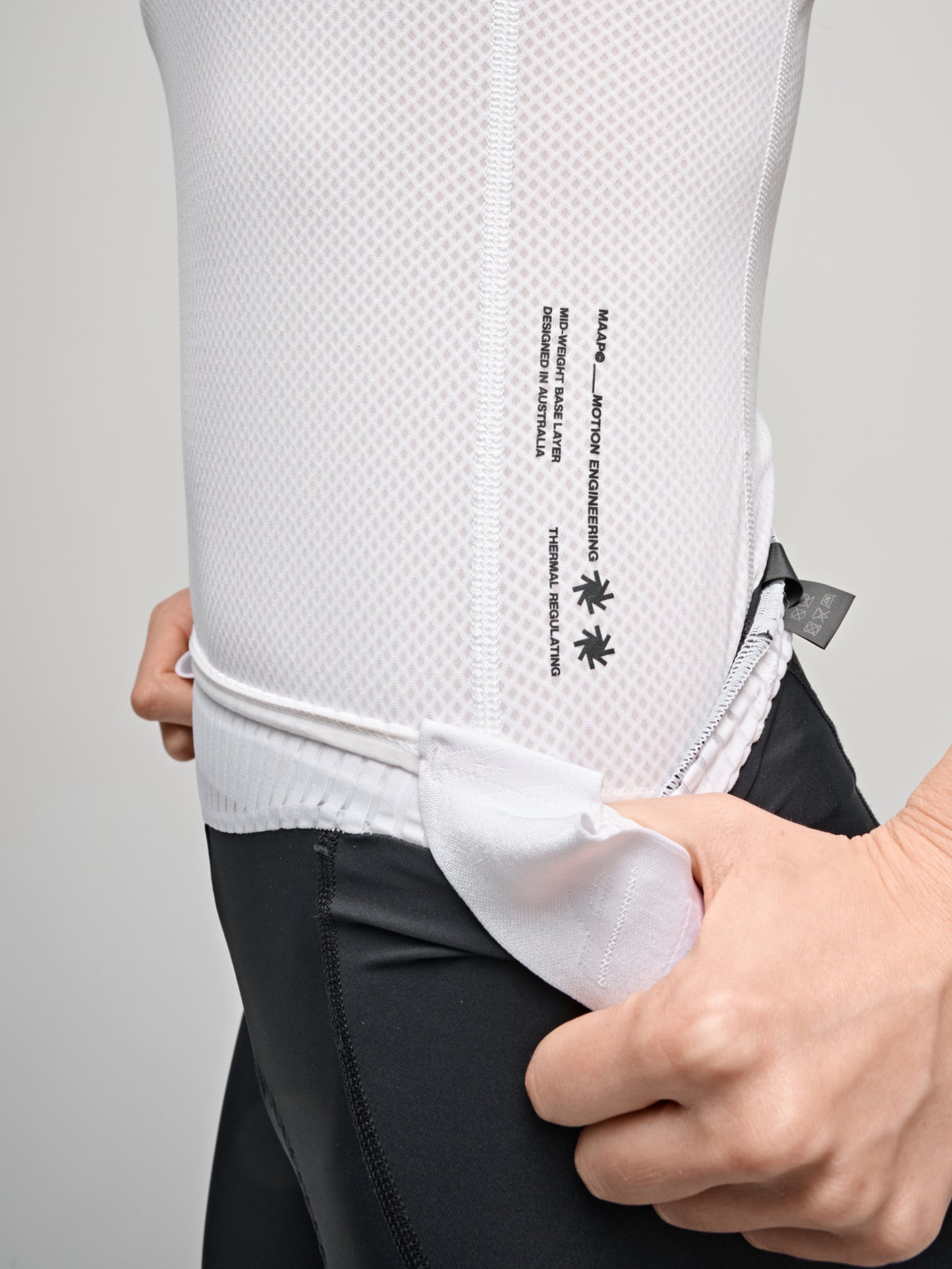 Women's Team Mesh Base Layer White