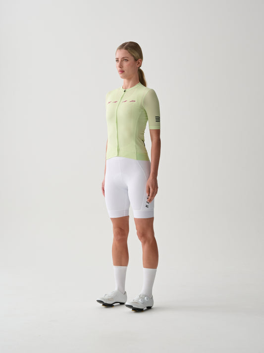 Women's Team Bib Evo Cargo White