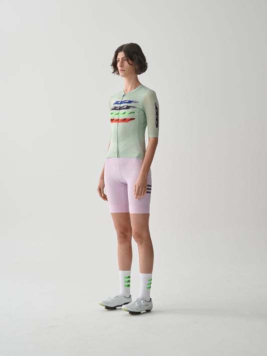 Women's Evade X Team Bib Evo Cargo Cherry Blossom