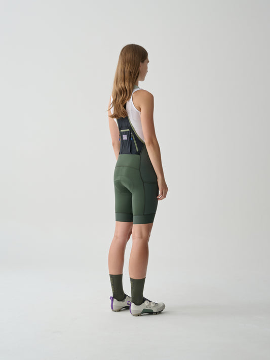 Women's Alt_Road Cargo Bib 2.0 Deep Forest