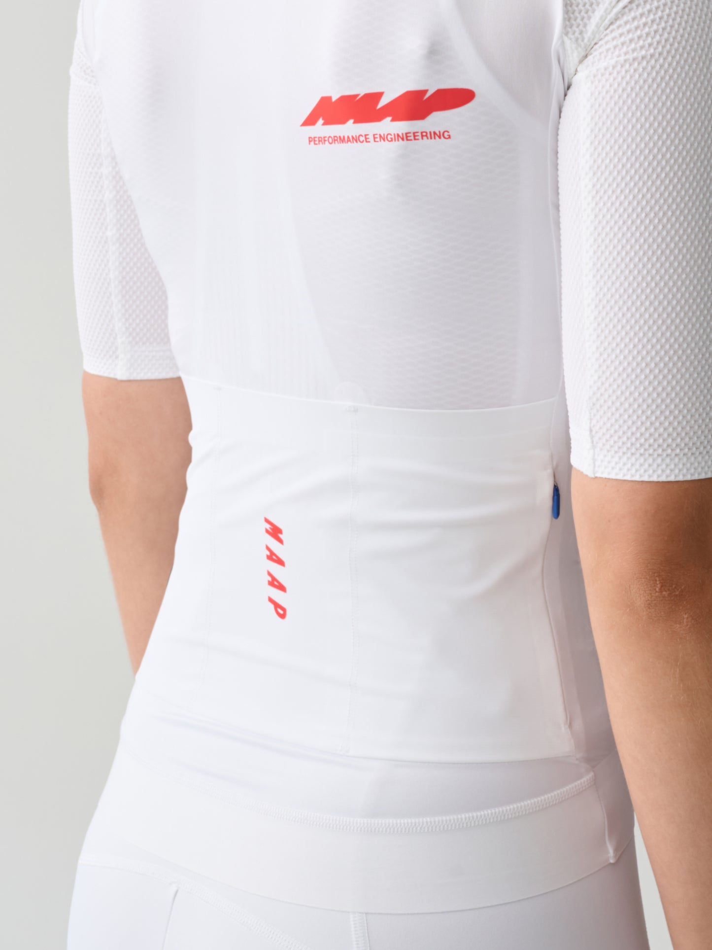 Women's Eclipse Pro Race Jersey White/Infrared