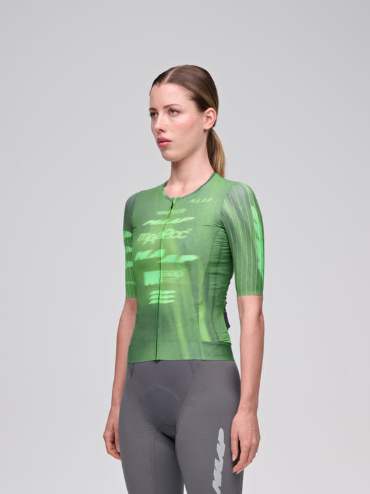 Women's Pro Aero Jersey Neptune Green