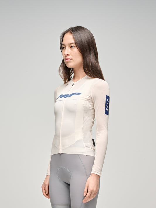 Women's Blaze Pro Air LS Jersey 3.0 Vanilla