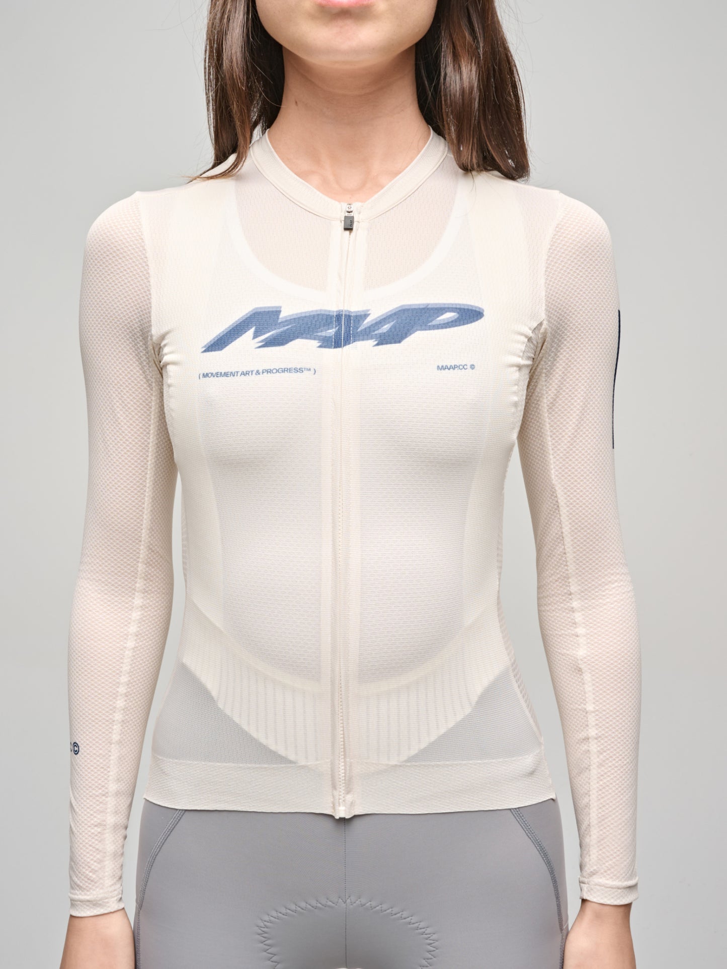 Women's Blaze Pro Air LS Jersey 3.0 Vanilla