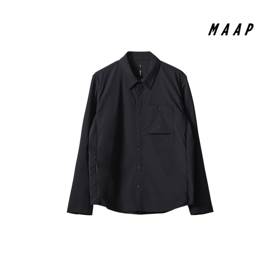 Transit Pocket Overshirt Black