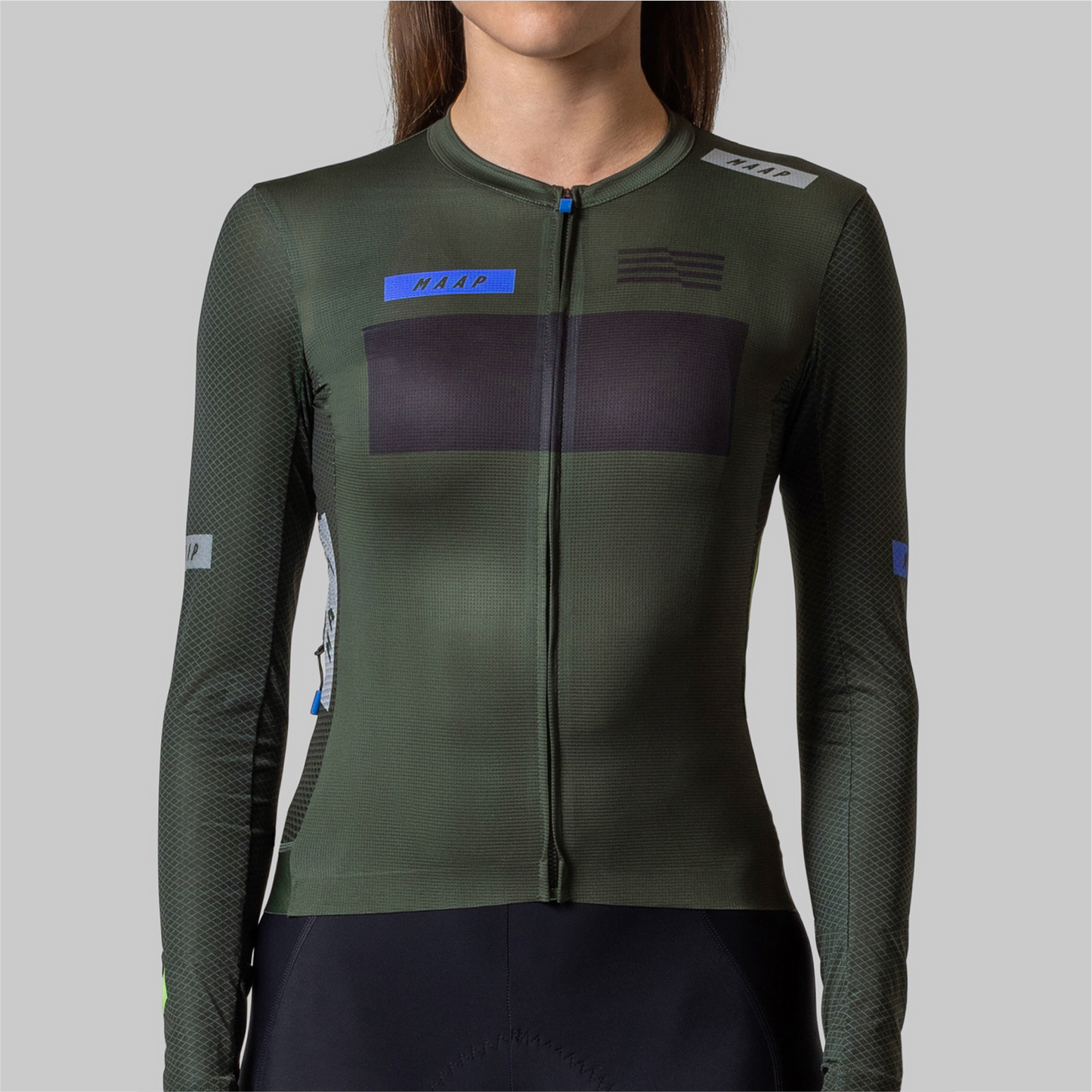 Women's System Pro Air LS Jersey Bronze Green