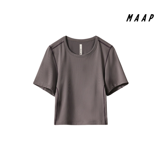 Women's Alt_Road Cropped Tee Monolith