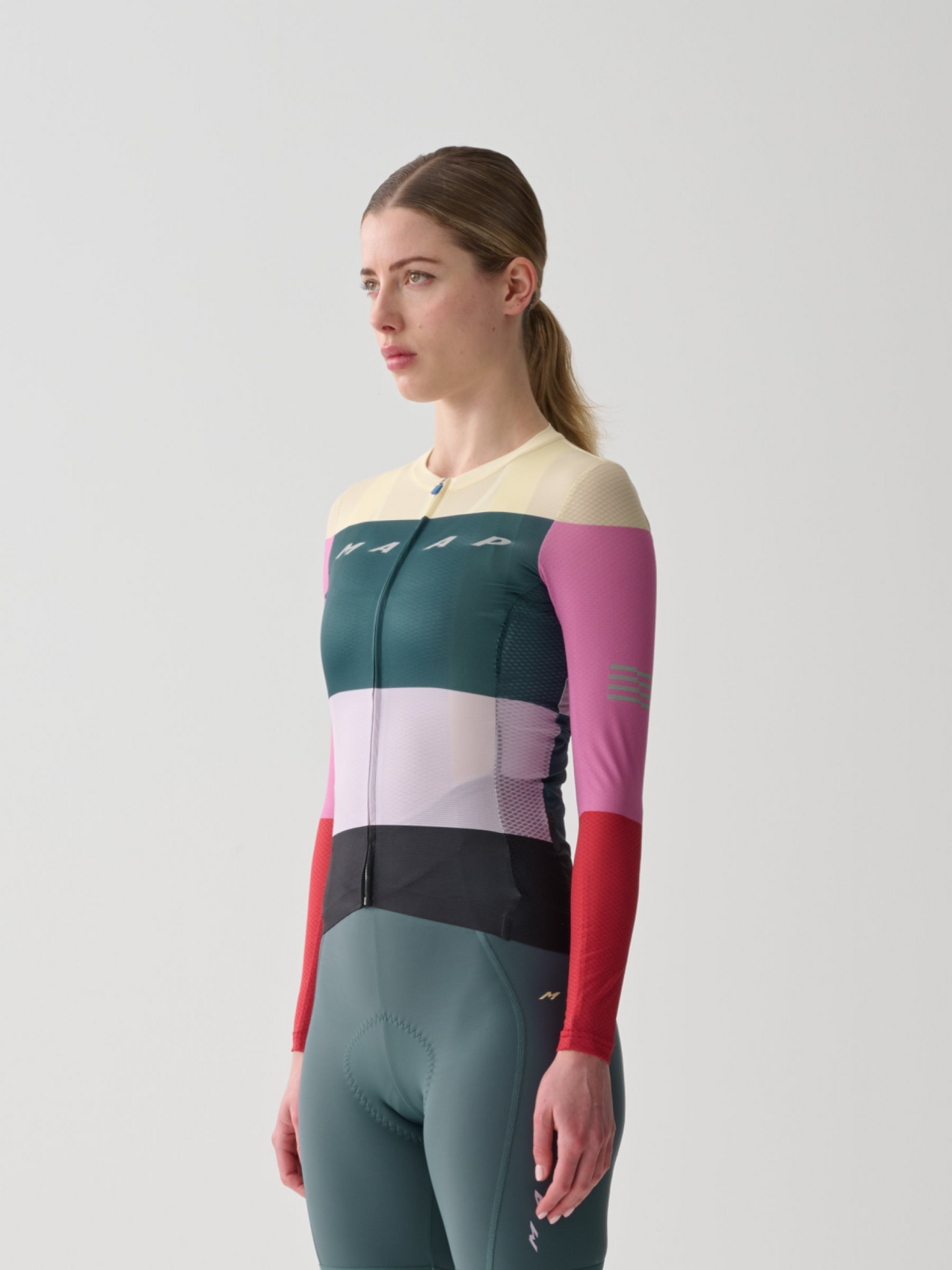 Women's Level Pro Air LS Jersey 2.0 Deep Teal Mix