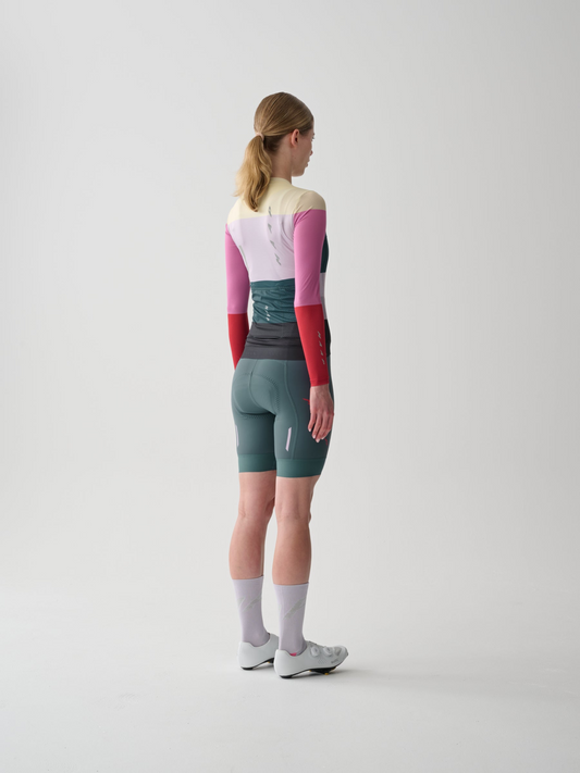 Women's Level Pro Air LS Jersey 2.0 Deep Teal Mix