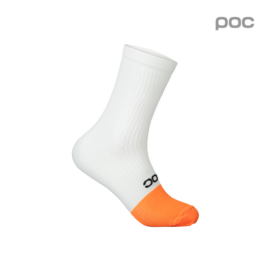 Flair Sock Mid Hydrogen White/Zink Orange