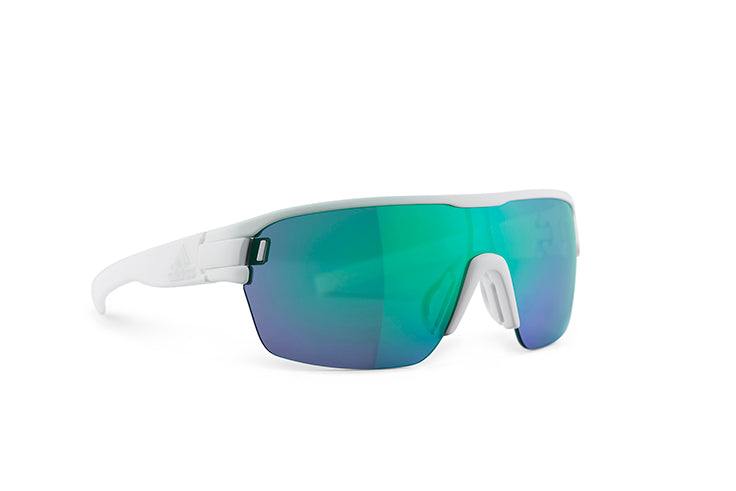 Zonyk Aero White Matt/ Green Mirror