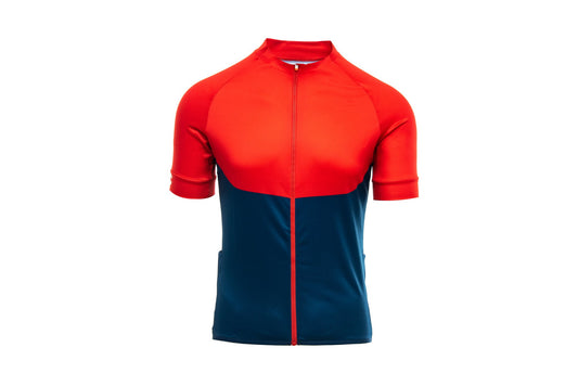 Essential XC Zip Tee Prismane Red