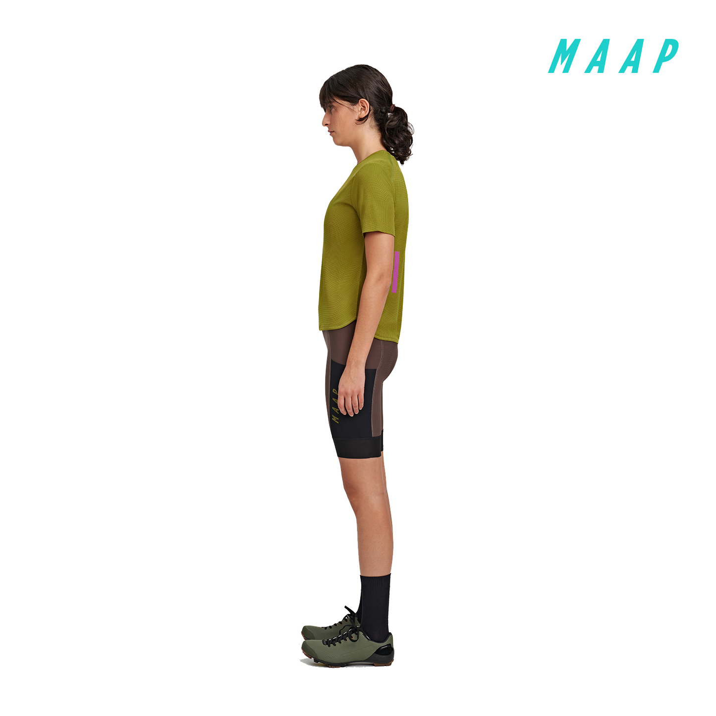 Women's Alt_Road Ride Tee Olive