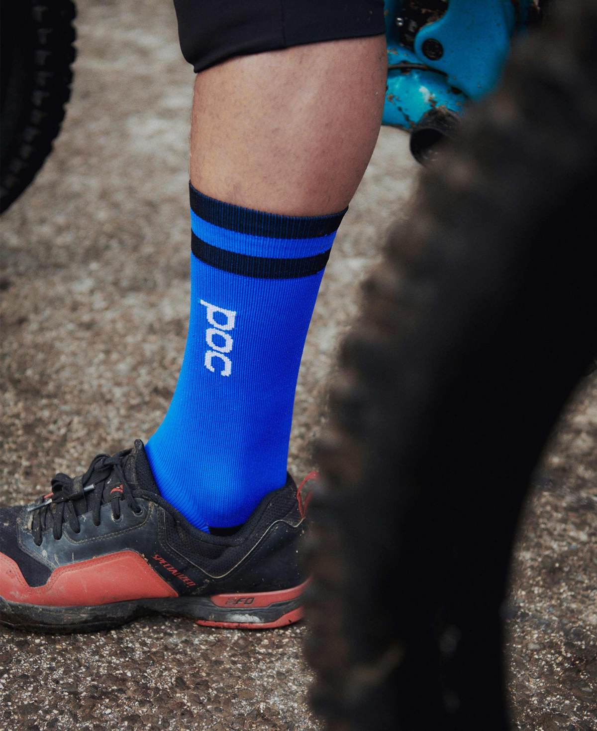 Essential Mid Length Sock - Azurite Multi Blue