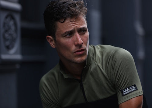 S1-A Riding Jersey Black/ Sage