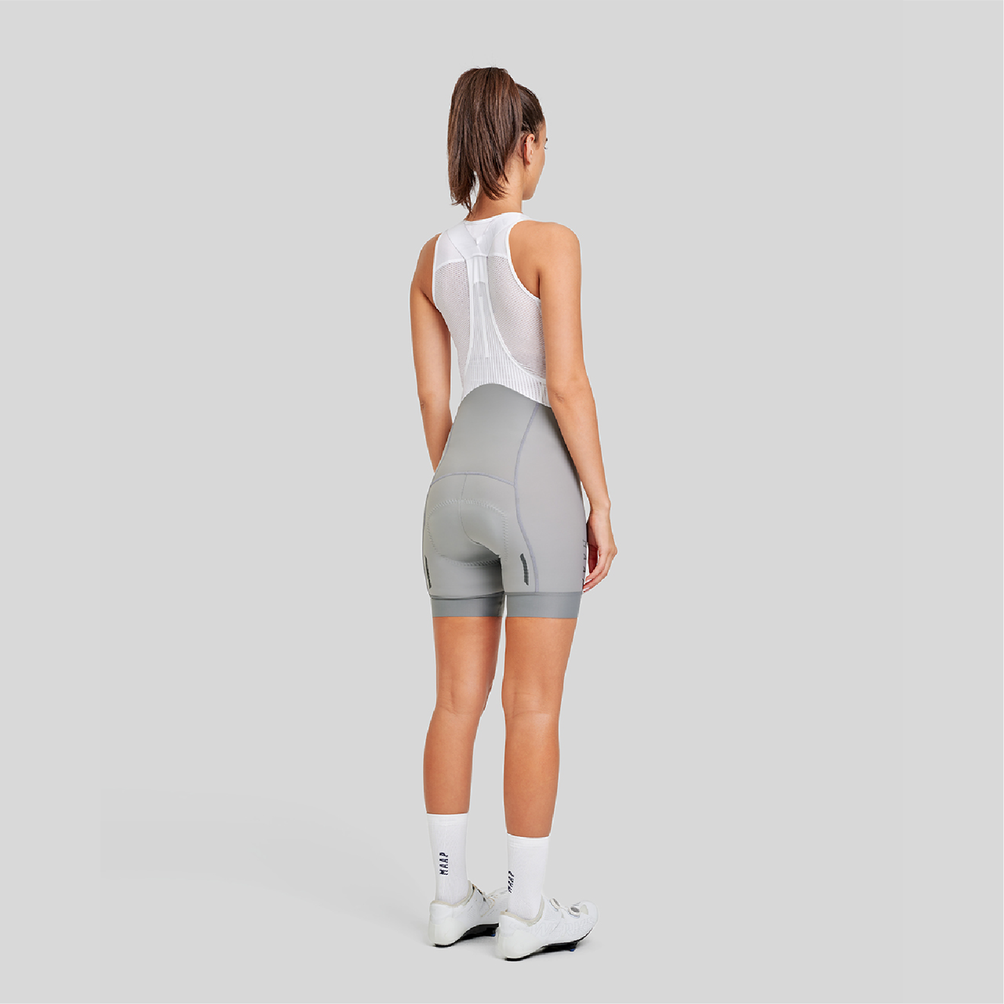 Women's Short Team Bib Evo Shadow Grey