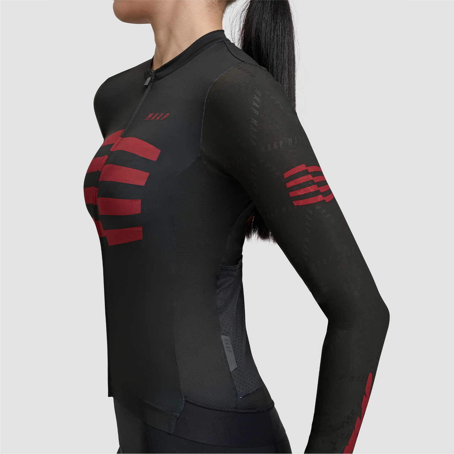 Women's Sphere Pro Hex LS Jersey 2.0 Black