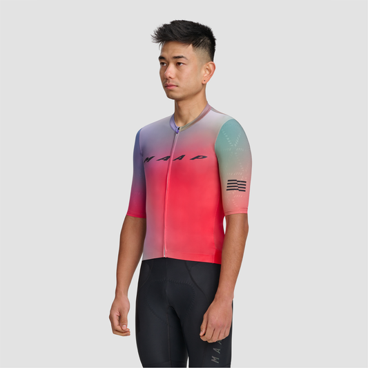 Blurred Out Pro Hex Jersey 2.0 Red Mix