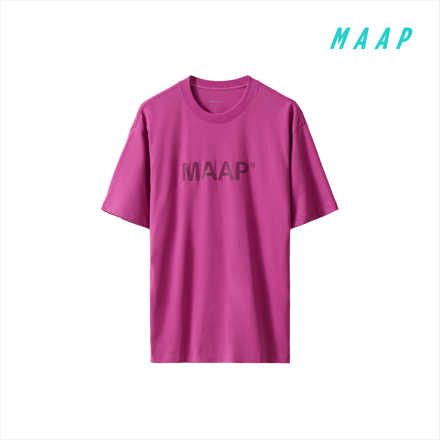 Essentials Text Tee Magenta