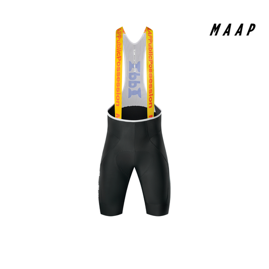 MAAP + PUBLIC POSSESSION Team Bib Evo Cargo Black/Yellow