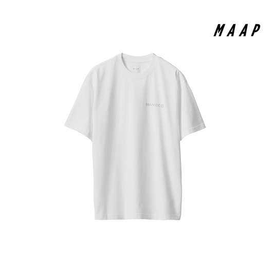 Essentials CC Tee White/Icelandic Blue