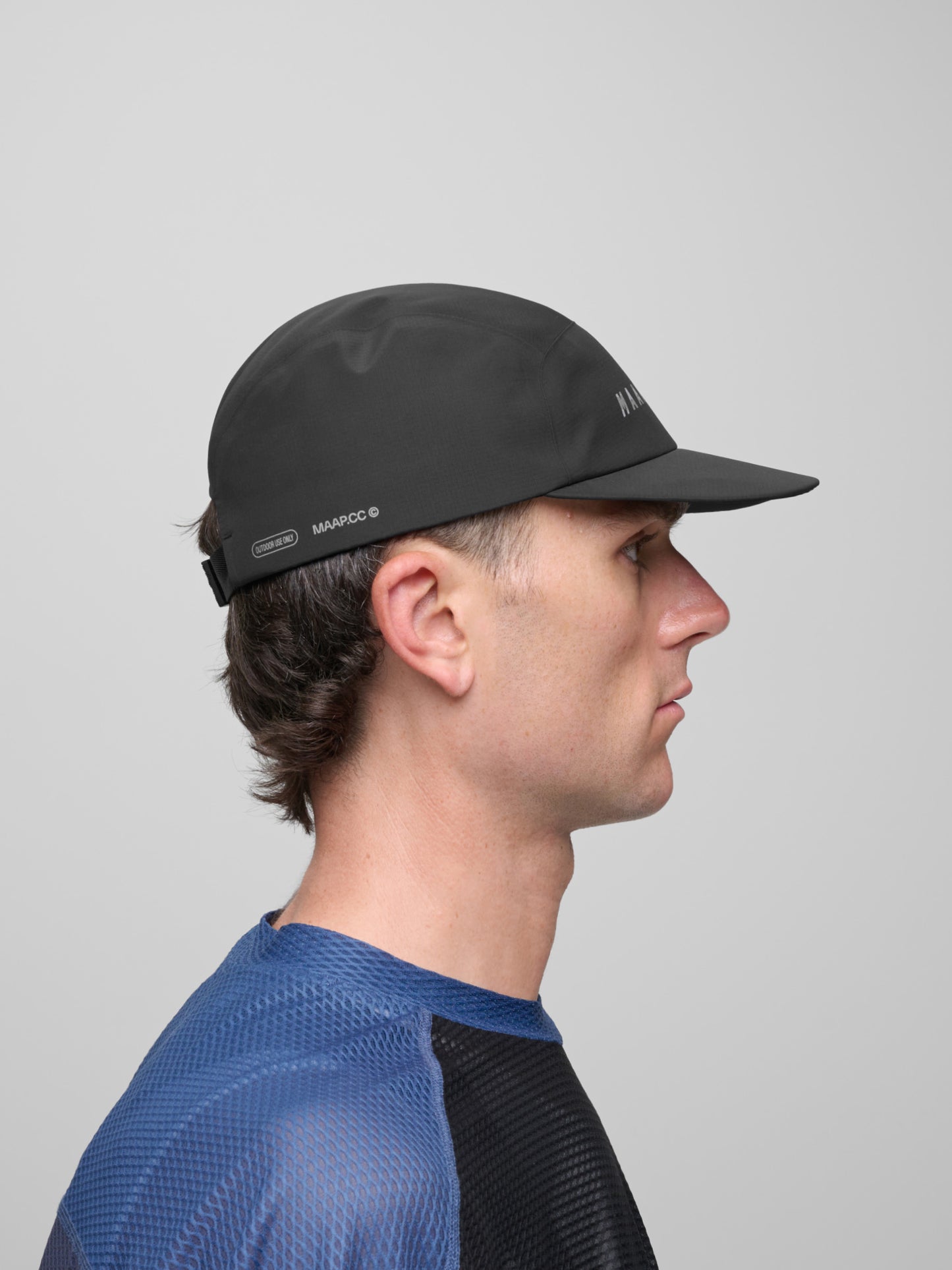 Repel 5 Panel Cap Jet Black
