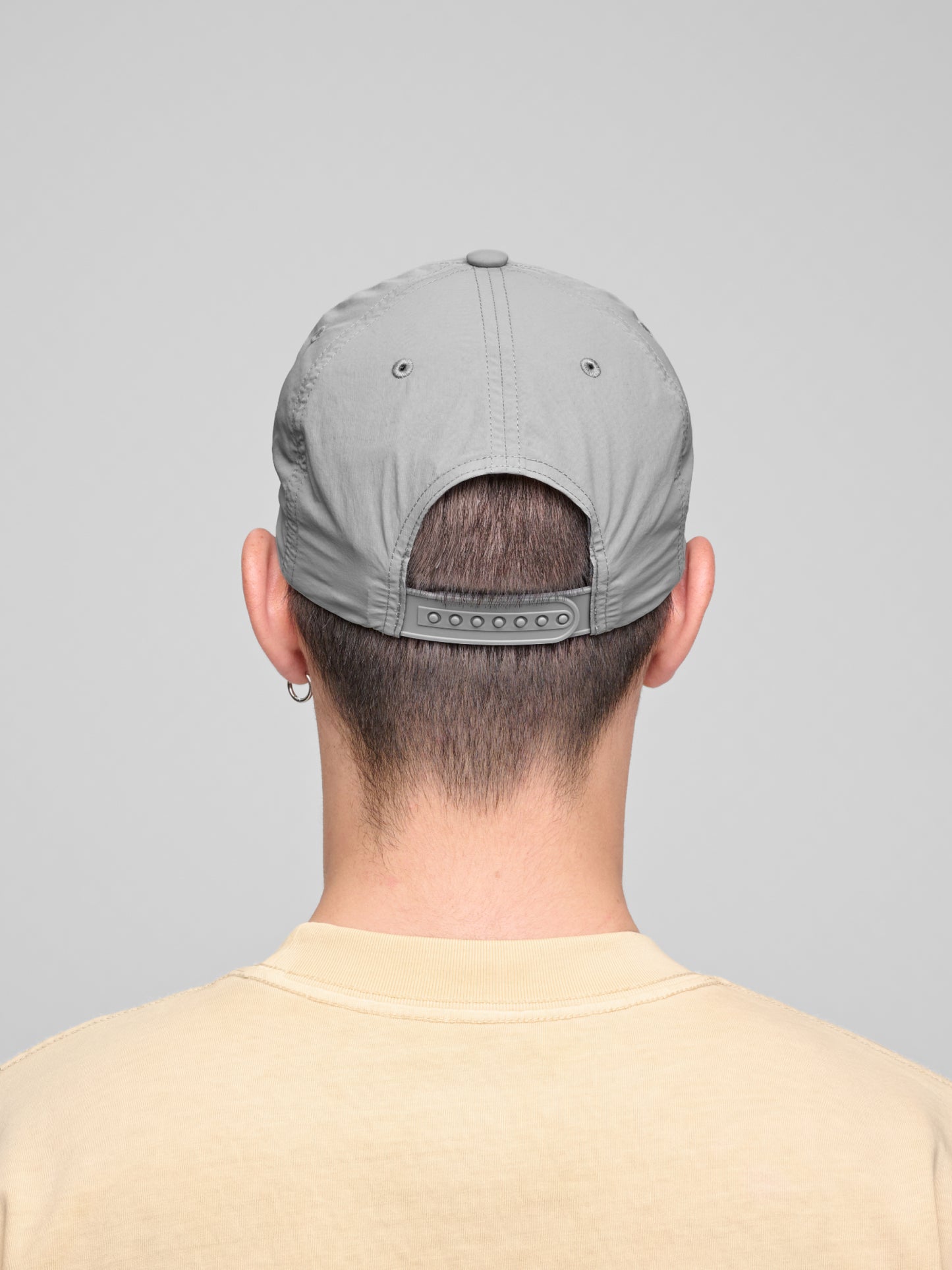 CC Nylon 5 Panel Cap Flint Grey