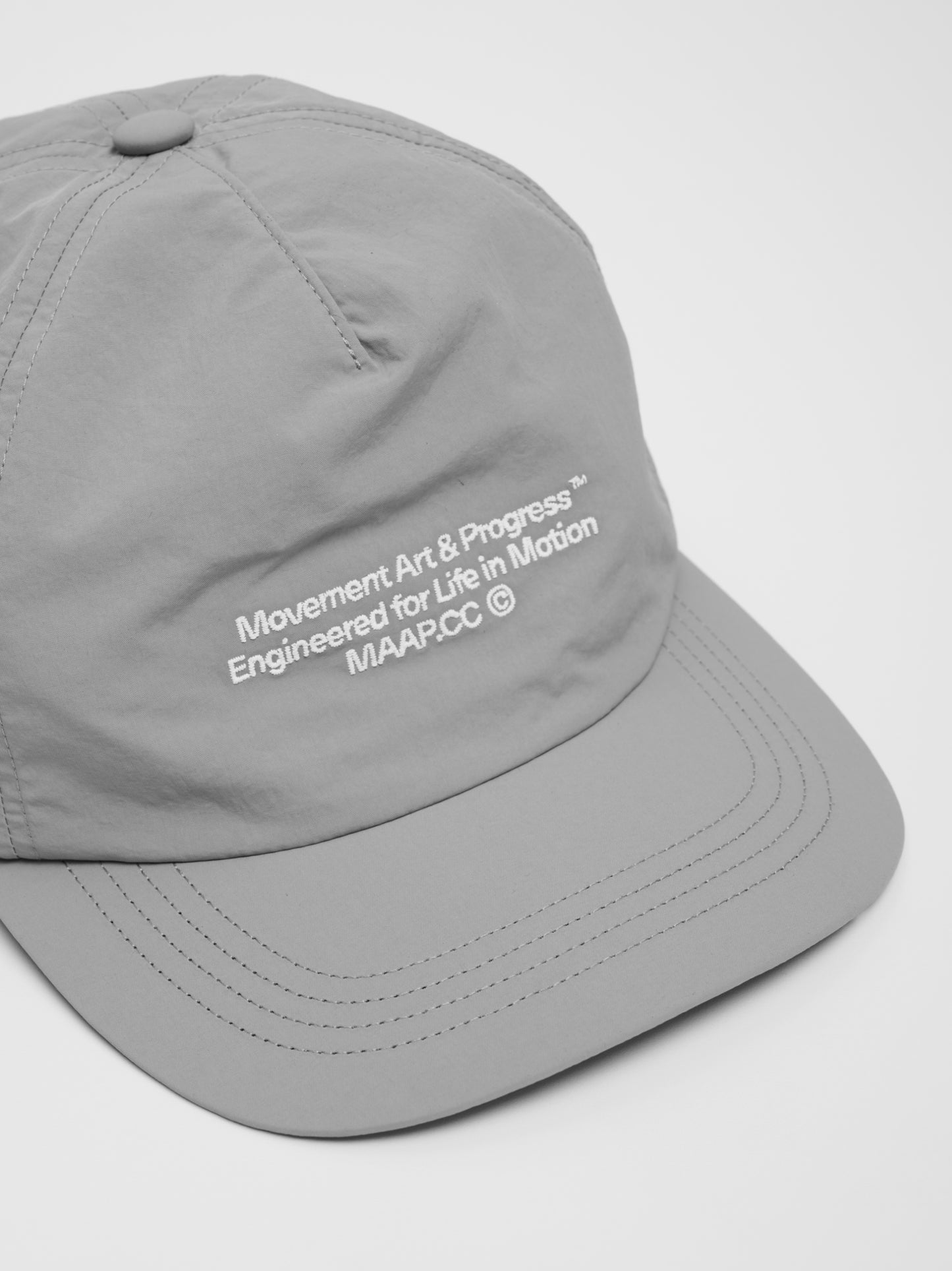 CC Nylon 5 Panel Cap Flint Grey