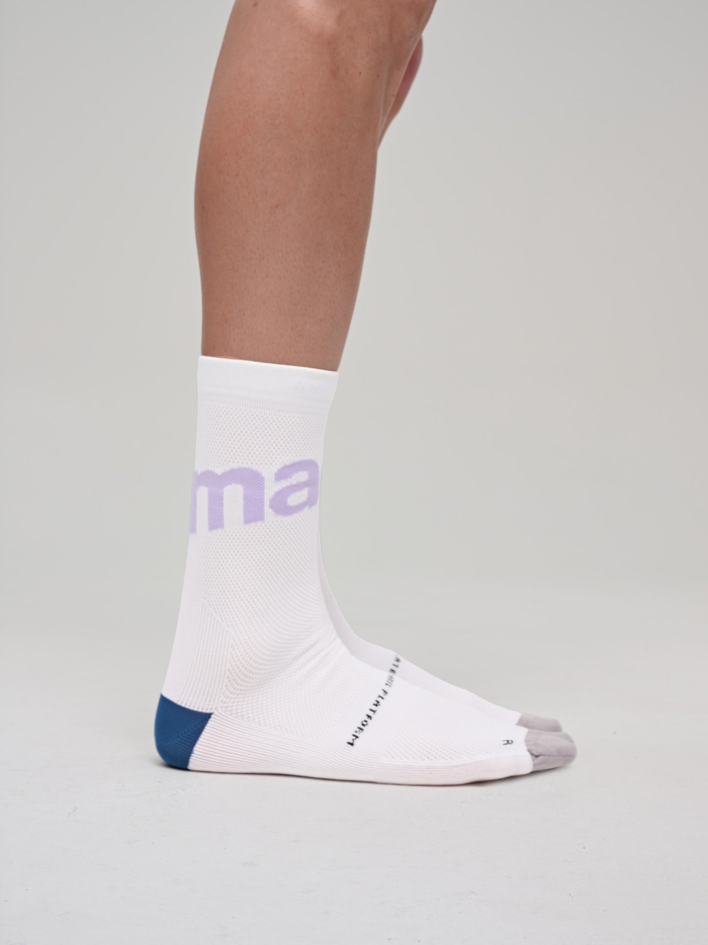 Training Sock White/Purple