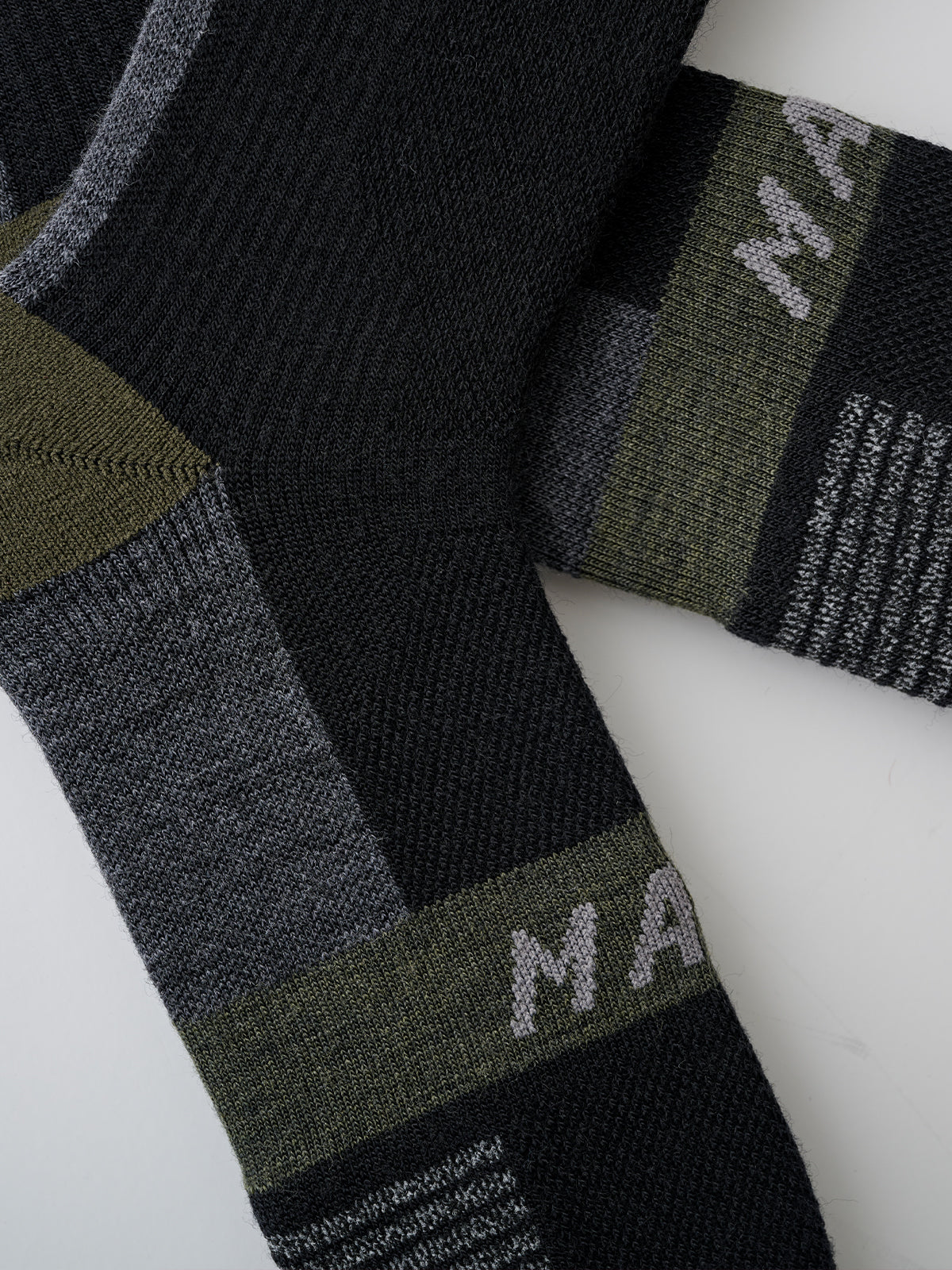 Alt_Road Merino Sock Black/Loam